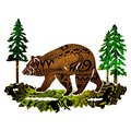 Next Innovations Chestnut Bear Medium Wall Art 101410028-CHESTNUT